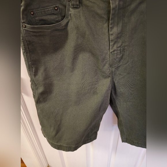 NWT Prana Men's Bronson Organic Cotton Shorts Green 11" Inseam 40 Waist - Picture 8 of 17